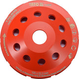 DIAMOND GRINDING CUP 125MM M14 (YT-60322)