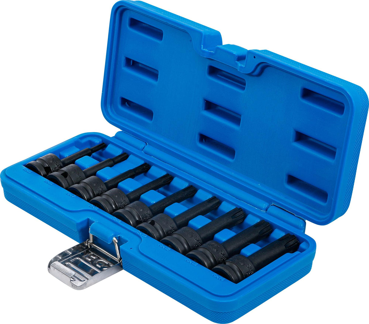 IMPACT BIT SOCKET SET | 12.5 MM (1/2") DRIVE | SPLINE (FOR RIBE) M5 - M14 | 9 PCS. (5483)