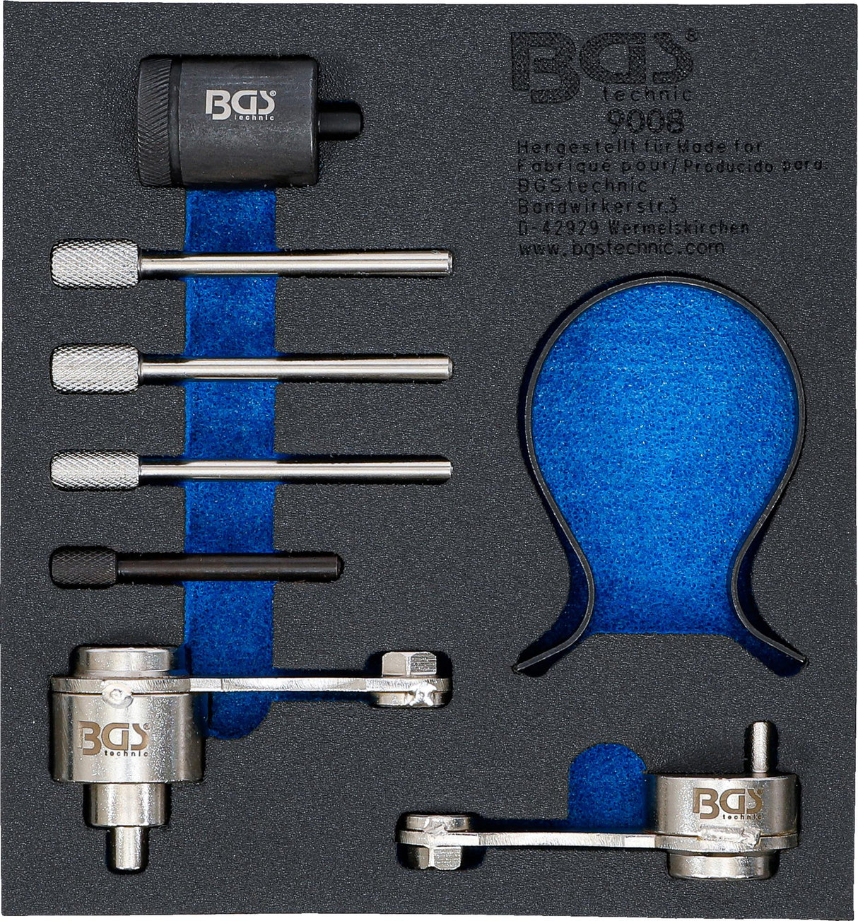 TOOL TRAY 1/6: ENGINE TIMING TOOL SET | FOR JAGUAR, LAND ROVER 2.7, 3.0 TD V6 (9008)