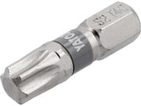 SCREWDRIVER BITS 1/4 25MM T40 2 PCS NI (YT-78016)