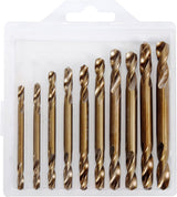 10 PCS SET DOU END MET TWI DRILL 3-6MM (YT-40025)