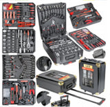 TOOL SET IN ALUMINUM CASE | RATCHETING WRENCHES | WITH WHEELS | 187 PCS. (SK582419)