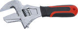 ADJUSTABLE WRENCH WITH SOFT RUBBER HANDLE | MAX. 38 MM (6839)