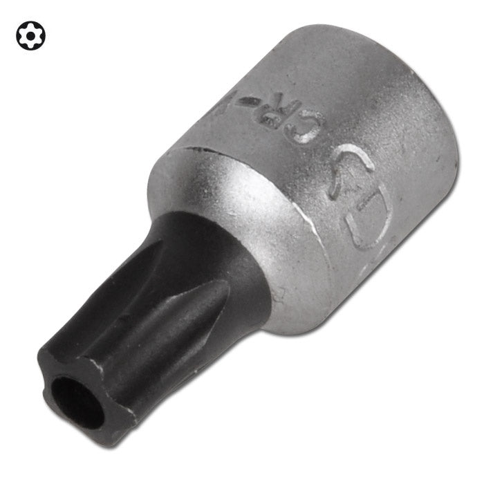 BIT SOCKET | 6.3 MM (1/4") DRIVE | TS-STAR TAMPERPROOF (FOR TORX PLUS) | 9 PCS. (2355)
