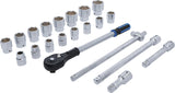 SOCKET SET | 20 MM (3/4") DRIVE | 21 PCS. (1207)
