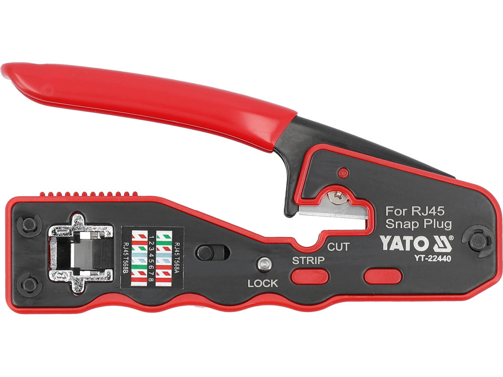 RJ-45 PASS THROUGH CRIMPING TOOL (YT-22440)