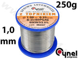 SOLDER SN60PB40 1.0MM 250G (76811)