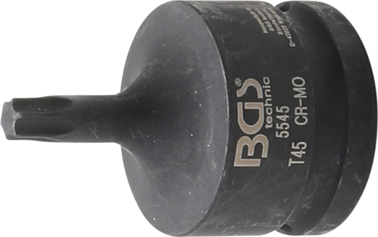IMPACT BIT SOCKET | 20 MM (3/4") DRIVE | T-STAR (FOR TORX) T45 (5545)