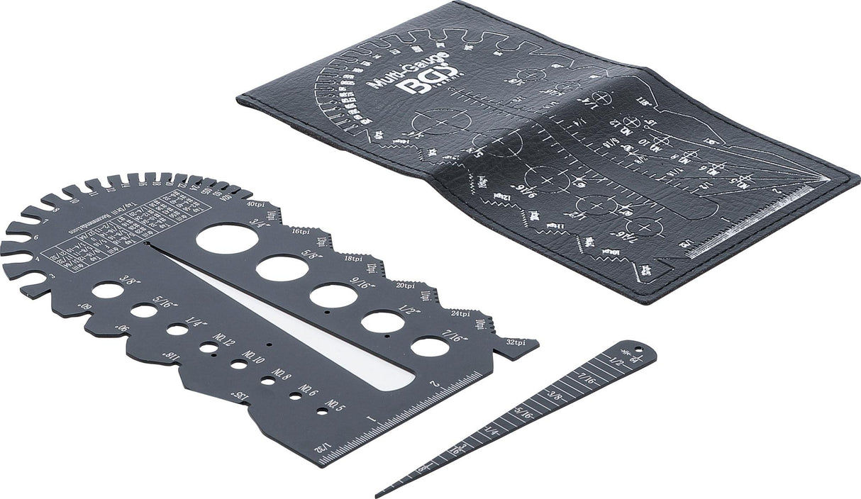 SCREWPITCH GAUGE AND THREAD TEMPLATE | INCH SIZES | 1/4 - 2" (74248)