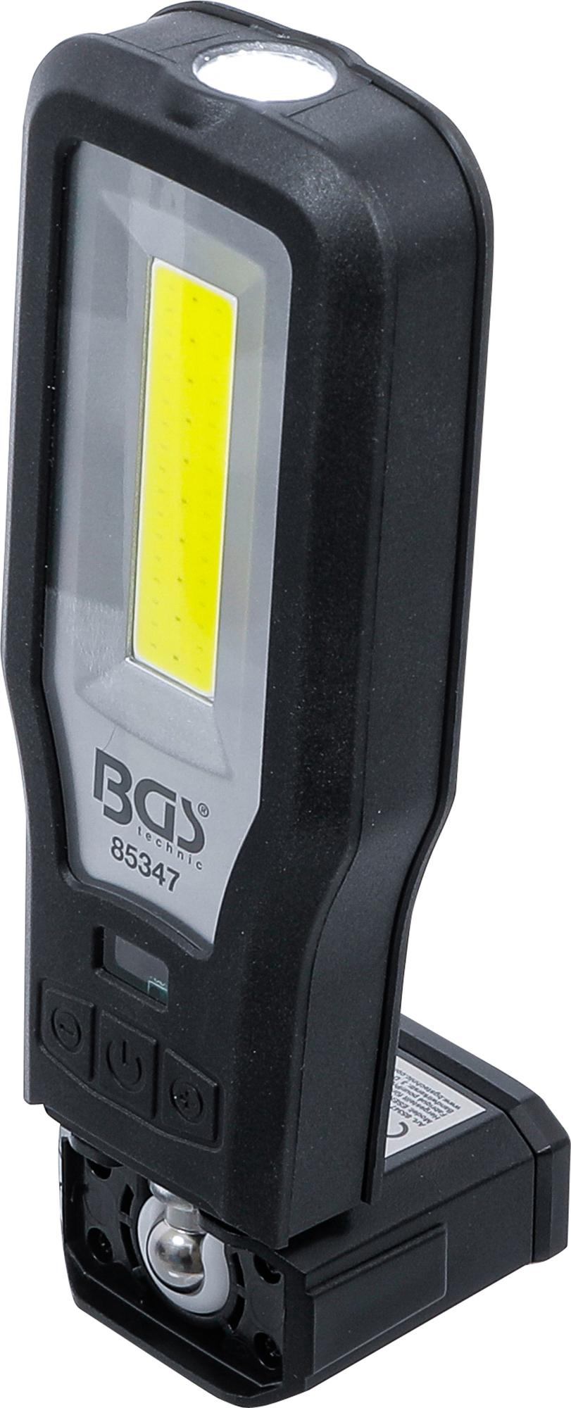 COB-LED WORK LAMP | FOLDABLE | WITH CHARGING STATION (85347)
