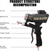 SANDBLASTING GUN WITH TOP CONTAINER (AG3S)
