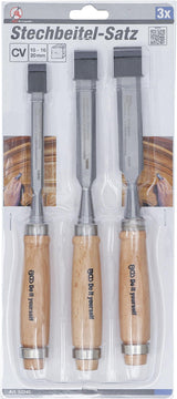 FIRMER CHISEL SET | 10 / 16 / 20 MM | 3 PCS. (50240)