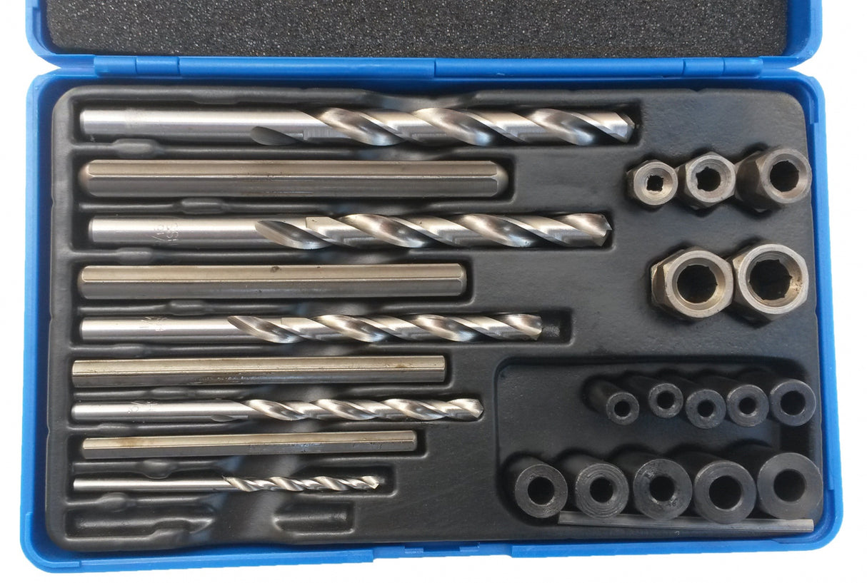 BROKEN BOLT EXTRACTOR/REMOVER SET 25 PCS. (8462EP)