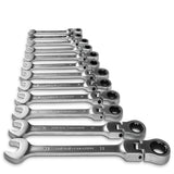 RATCHET WRENCH SET | FLEX HEAD | 8-19 MM | 12 PCS. (SK5002)
