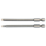 SCREWDRIVER BITS 2PCS-SLOTTED 4;5 L100MM (YT-0484)