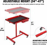 MOBILE ADJUSTABLE TELESCOPIC TABLE | WITH DRAWER (WT001)