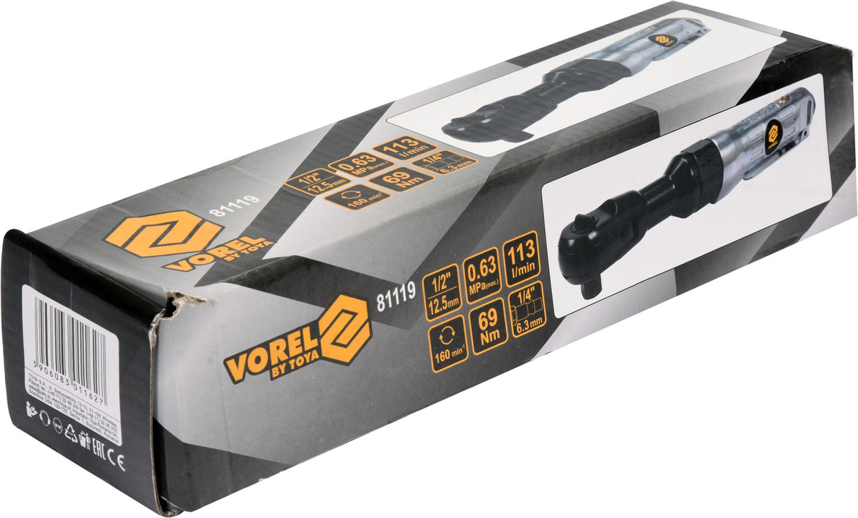 AIR RATCHET WRENCH 1/2" 69NM (81119)