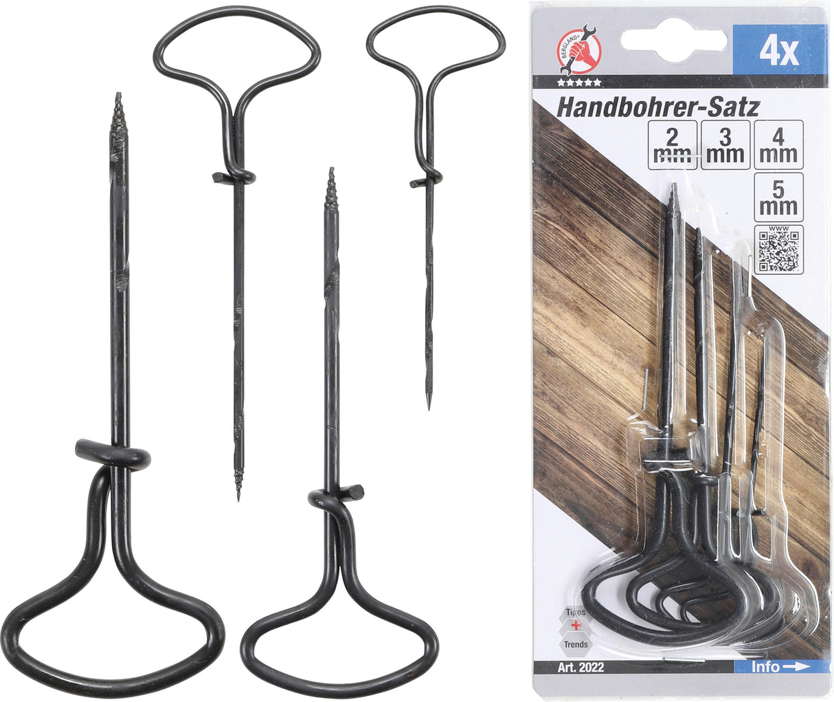 AUGER SET | 2,5 - 5 MM | 4 PCS. (2022)