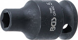 IMPACT SOCKET, HEXAGON | 6.3 MM (1/4") DRIVE | 5 MM (7285)