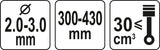 UNIVERSAL TRIMMER HEAD FOR CUTTING GRASS (YT-85135)
