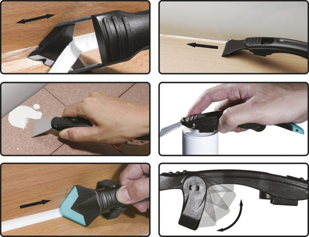 SILICONE TROWEL AND SCRAPER SET | 7 PCS. (85209)