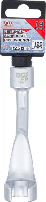 SPECIAL WRENCH FOR INJECTION LINES | FOR MERCEDES-BENZ | DRIVE 12.5 MM (1/2") | 19 MM (8435)