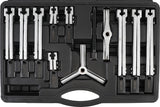 INTERNAL/EXTERNAL PULLER SET, 2/3-ARM | 35 - 135 MM | 12 PCS. (94)