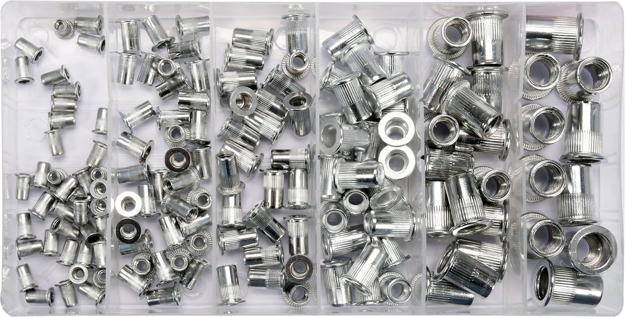 150 PCS M3-M10 MIXED THRE ALUMI RIV NUTS (YT-36460)