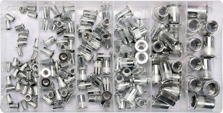 150 PCS M3-M10 MIXED THRE ALUMI RIV NUTS (YT-36460)