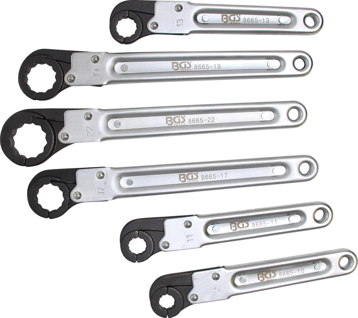 LINE RATCHET WRENCH SET | 6 PCS. (8665)