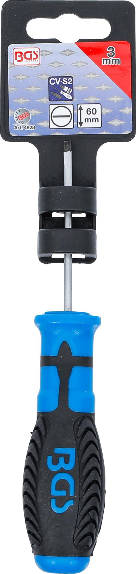 SCREWDRIVER | SLOT SL 3 MM | BLADE LENGTH 60 MM (4928)