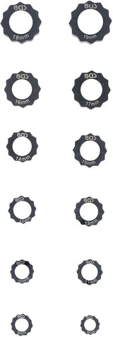 EXTRACTOR CAP SET FOR DAMAGED HEXAGON NUTS AND BOLTS | 12 PCS. (1245)