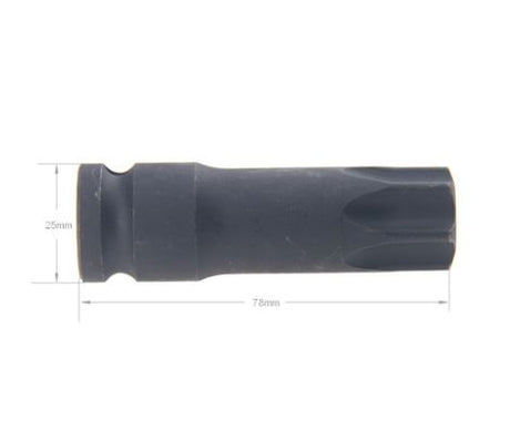 IMPACT BIT | 12.5 MM (1/2") | T-STAR WITH HOLE (TORX) T100 | MERCEDES (VM271)