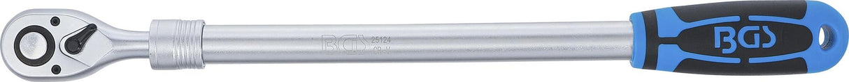 REVERSIBLE RATCHET, EXTENDABLE | EXTRA LONG | 12.5 MM (1/2") | 455 - 595 MM (25124)
