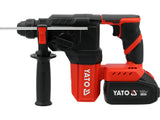 BRUSHLESS ROTARY HAMMER 18V SDS PLUS 2.5J - BATTERY 4 AH (YT-827721)