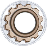 SOCKET, GEAR LOCK, DEEP | 12.5 MM (1/2") DRIVE | 17 MM (10257)