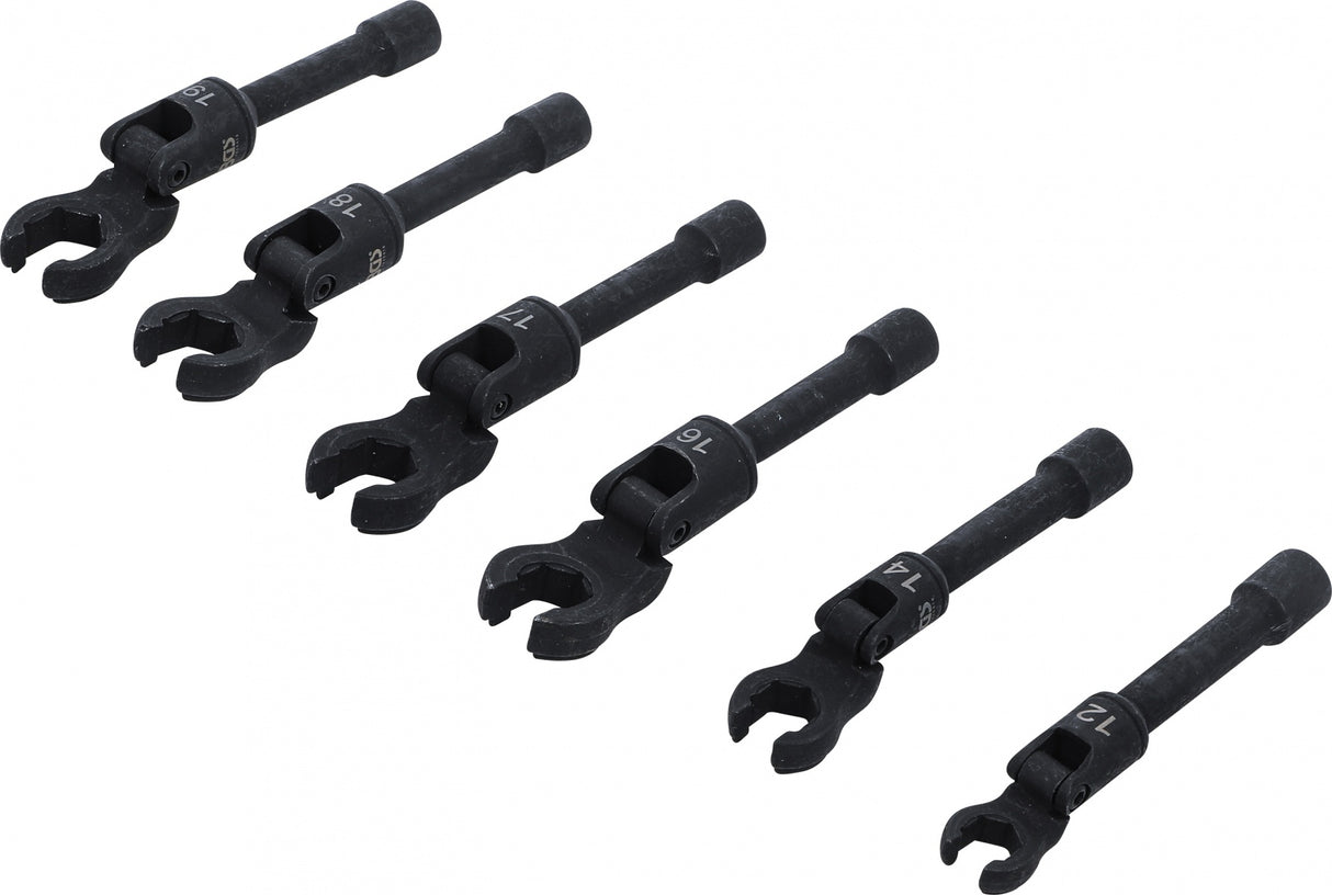 CROWFOOT SPANNER SET | 10 MM (3/8") DRIVE | WITH JOINT | 6 PCS. (74302)
