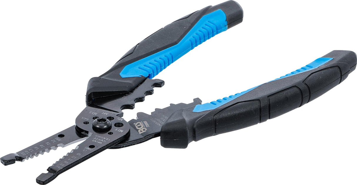 CABLE STRIPPING AND CRIMPING PLIERS | 210 MM (72095)