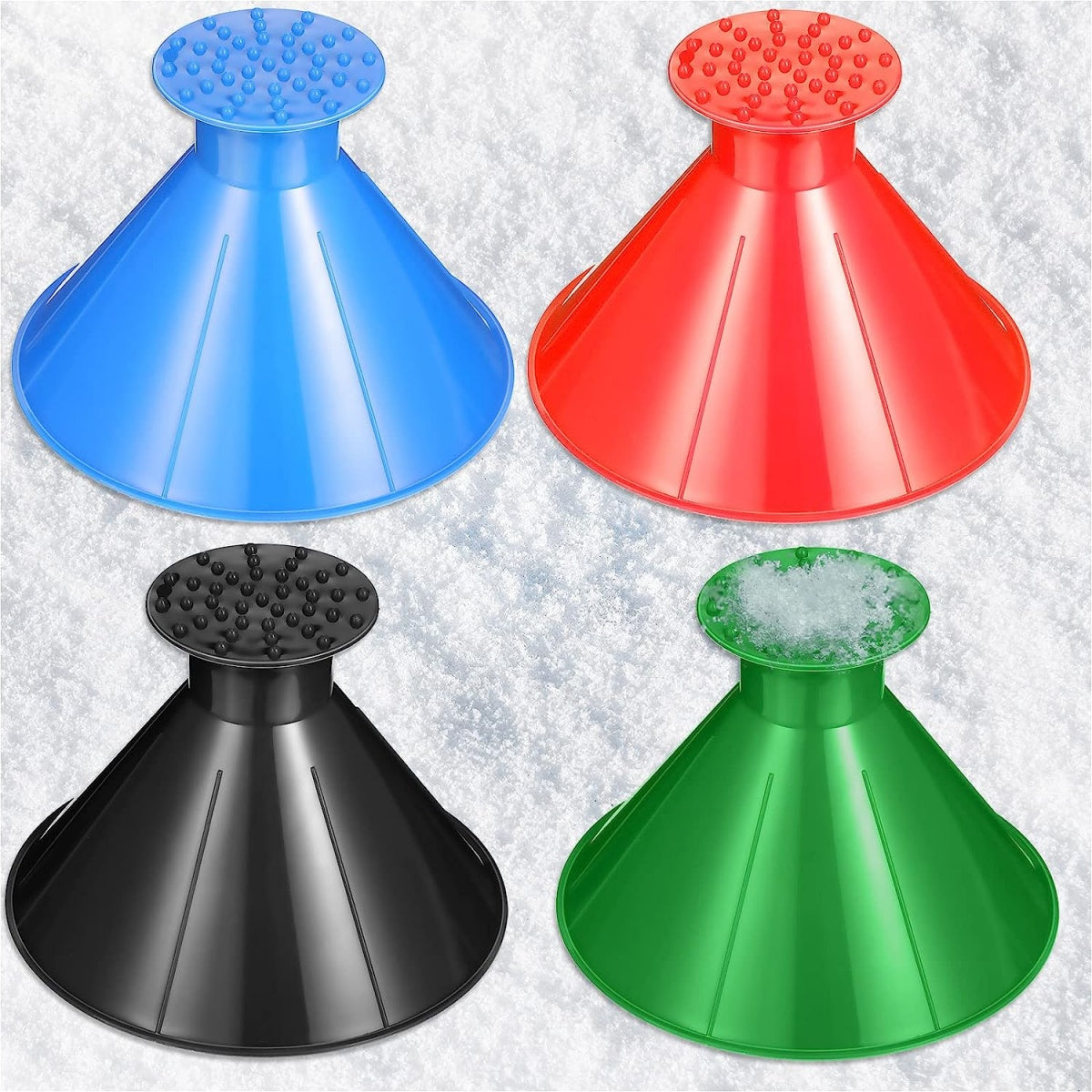 FUNNEL SET | WITH SNOW SCRAPER | 4 PCS. (SF4S)