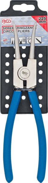 CIRCLIP PLIERS | STRAIGHT | FOR OUTSIDE CIRCLIPS | 225 MM (650-3)