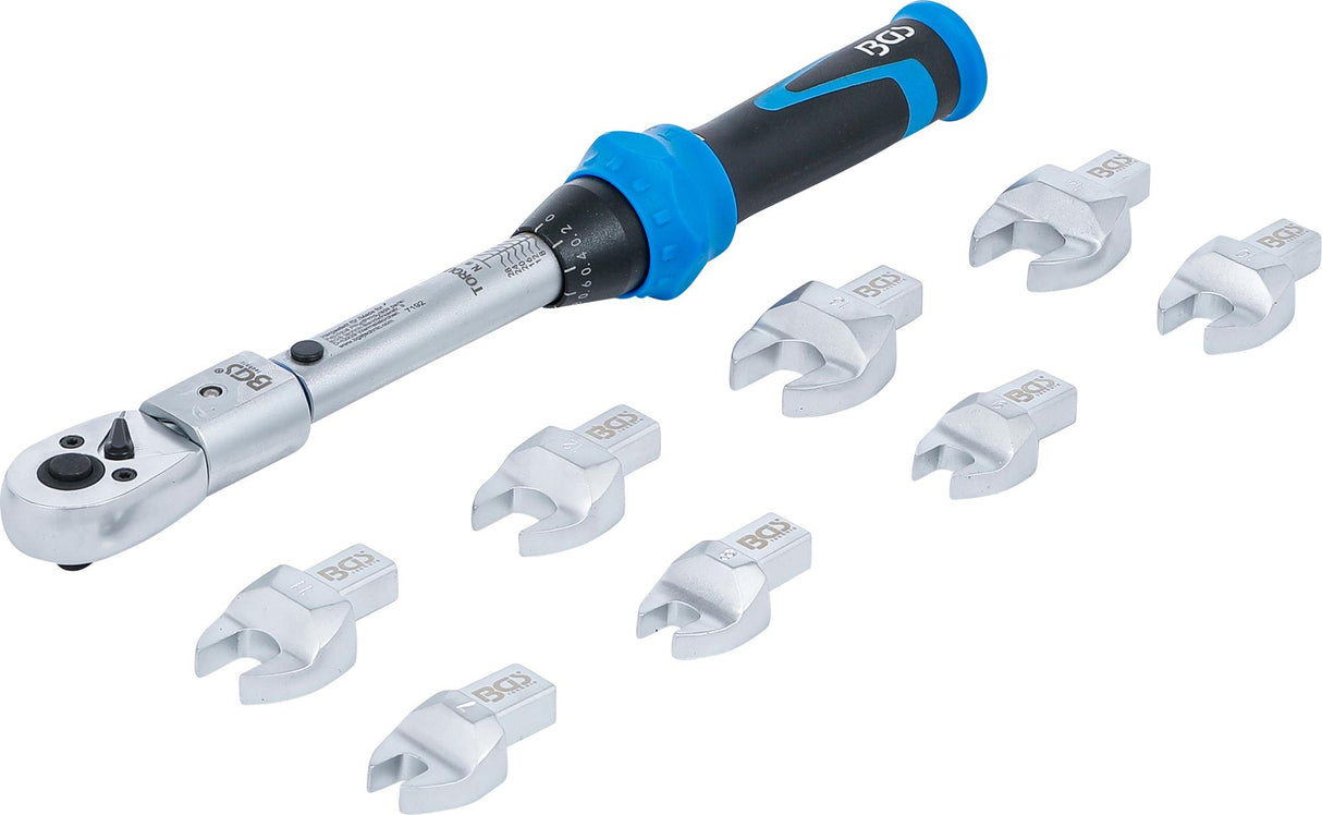 TORQUE WRENCH SET | FOR 9 X 12 MM INSERT TOOLS | 6 - 30 NM | 10 PCS. (7192)