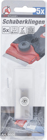 SCRAPER BLADES | FOR BGS 85816 | 5 PCS. (9505)