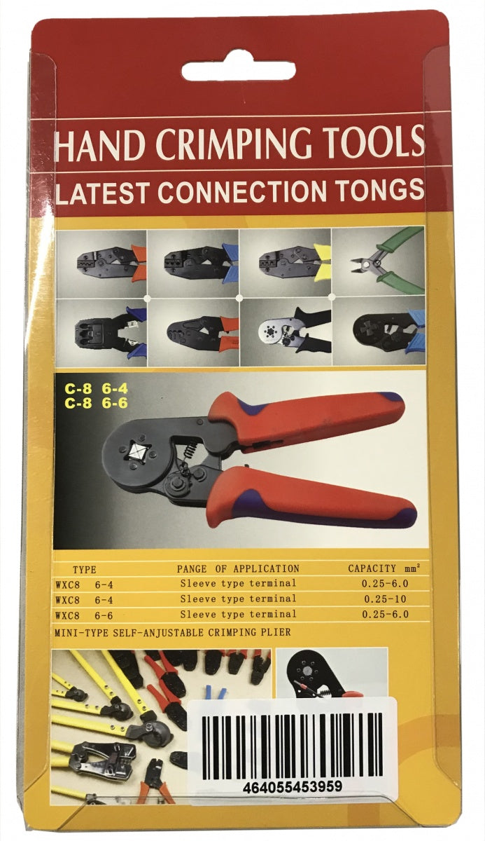 CRIMPING PLIERS FOR CONNECTORS | 0.25 TO 10 MM² (CT1030)