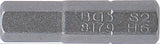 BIT | LENGTH 25 MM | 6.3 MM (1/4") DRIVE | INTERNAL HEXAGON 6 MM (8179)