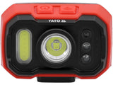 HEADLAMP 1000LM RECHARG.,MOTION DETECTOR (YT-085942)