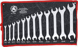DOUBLE OPEN END SPANNER SET | 6 X 7 - 30 X 32 MM | 12 PCS. (1233)