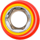 VDE SOCKET, HEXAGON | 12.5 MM (1/2") DRIVE | 13 MM (72063)