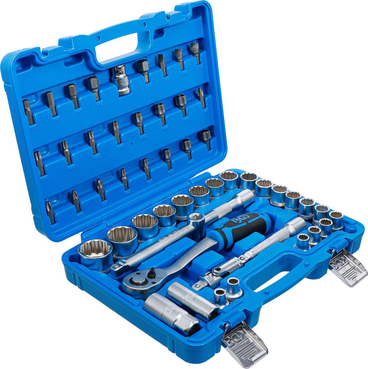 SOCKET SET 12-POINT | 12.5 MM (1/2") DRIVE | 8 - 32 MM | 51 PCS. (74509)
