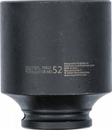 IMPACT SOCKET, HEXAGON | 12.5 MM (1/2") DRIVE | 52 MM (70012)