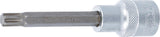 BIT SOCKET | LENGTH 100 MM | 12.5 MM (1/2") DRIVE | SPLINE (FOR RIBE) | M8 (4163)